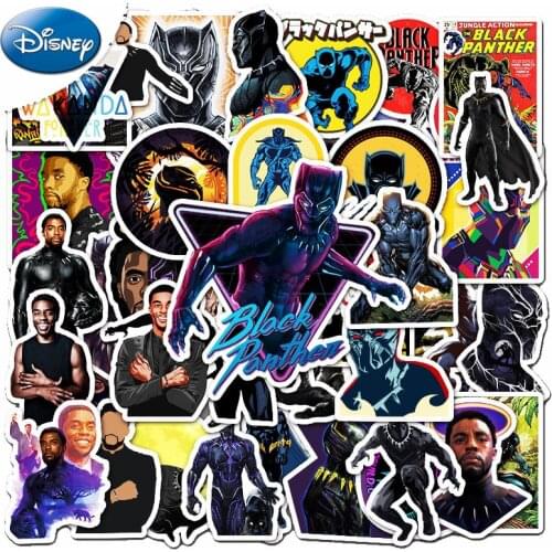 10/30/50Pcs/Set Marvel Panther Graffiti Stickers for Laptop Motorcycle Skateboard Computer Luggage Decal Sticker Toy