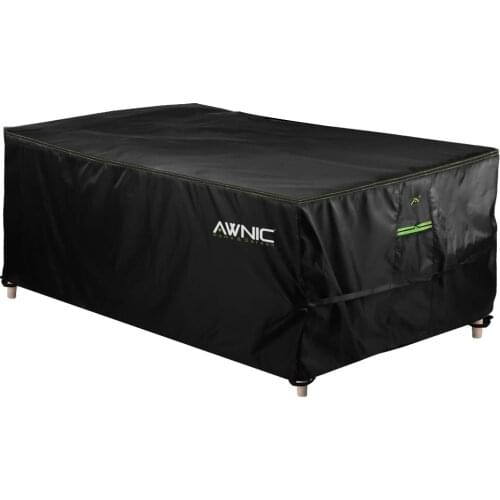 AWNIC 420D Waterproof Garden Patio Furniture Cover Dust Wind-Proof Anti-UV Waterproof Outdoor Table Cover
