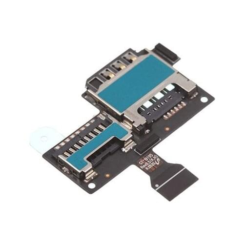 Replacement SIM SD Card Tray Holder Connector Ribbon for Samsung Galaxy S4 Mini i9190 i9195