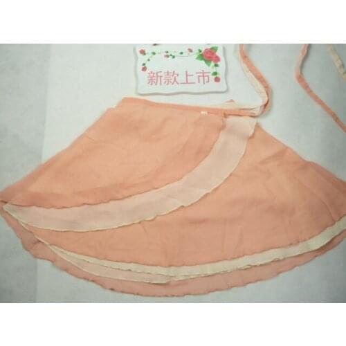 Adult womens Ballet double color Lace Chiffon Dress