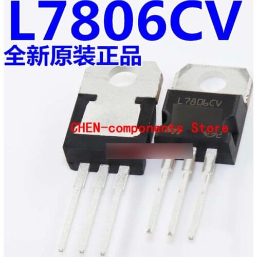 10pcs Brand new original authentic L7806CV TO-220 three-terminal regulator tube