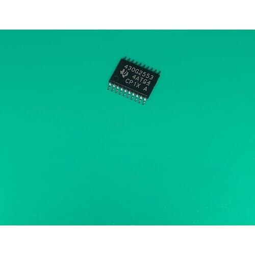 5pcs/lot MSP430G2553IPW20R TSSOP20 IC MCU 16BIT 16KB FLASH 20TSSOP 430G2553 43062553