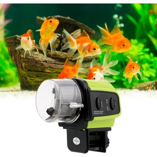 Automatic Fish Timer Feeder Smart Portable Feeding Fish Tools Food Dispenser for Home Aquarium Sturdy and Durable 1pcs