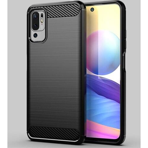 For Xiaomi Redmi Note 10T 5G Case For Redmi Note 10T 5G Cover Shockproof Carbon Fiber Protective Phone Bumper For Redmi Note 10T