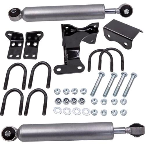 Dual Steering Stabilizer Damper Kit for Jeep 2008-2017 Wrangler JK New