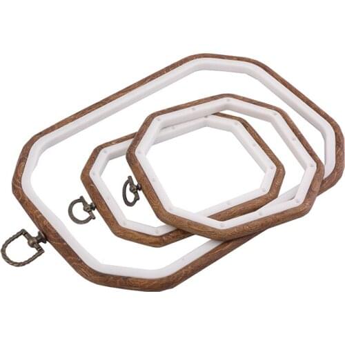 MIUSIE Fashion Embroidery Hoop Circle Wood Hoop DIY Art Craft Cross Stitch Needle Tool For Embroidery Hoop Rings Retro Craft