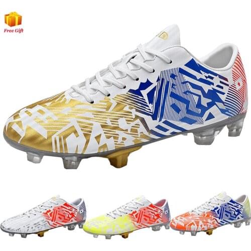 Fashionable Football Shoes Mens 2021 New Breathable College Artificial Turf Football Shoes Youth Sports Futsal Football Shoes