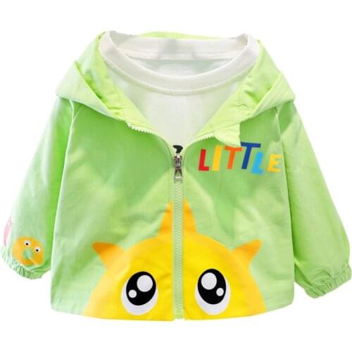 Fashion Spring Autumn New Baby Boys Girls Clothes Children Sports Cartoon Hooded Jacket Toddler Casual Costume Kids Sportswear