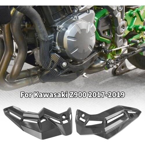2017 2018 2019 Z900 Lower Engine Guard Bottom Belly Pan Panel Fairing Cowl Cover Protector Carbon Fiber For Kawasaki Z 900 ZR900