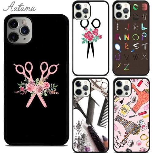 Hair Stylist Hairdresser Phone Case for iPhone 11 12 Pro Max mini X XR XS SE 2020 5s 6S 7 8 Plus Samsung Galaxy S8 S9 S10 Cover