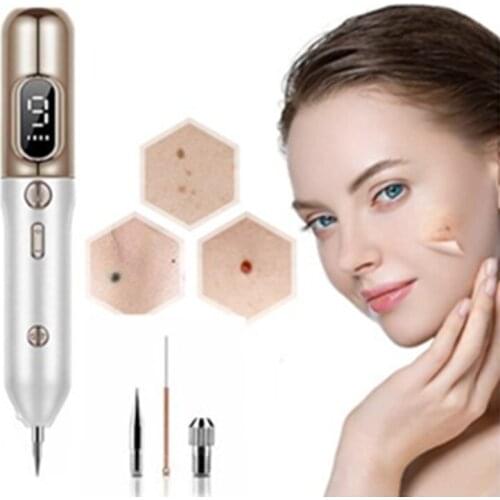 9 Level LCD Plasma Pen Laser Mole Removal Skin Corn Freckle Face Skin Dark Spot Remover Mole Tattoo Removal Beauty Care