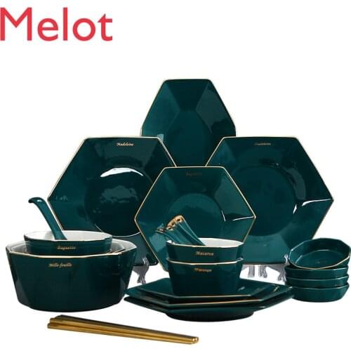 Tableware Ceramic Plate Creative Platter Dishes Home Nordic Simplicity Gifts From Elders Durable Niche Popular Exquisite