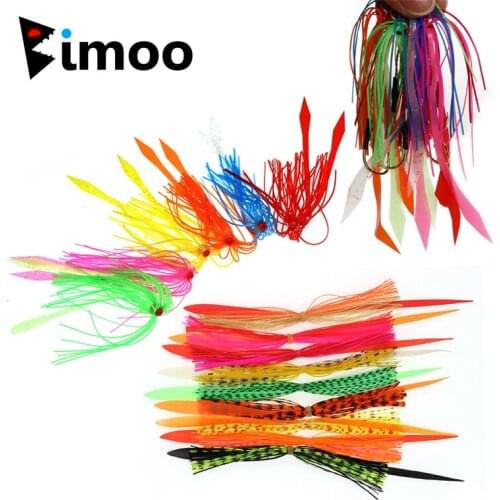 Rubber Silicone Skirt Jig Replacement with Hook Slider Rig Spare Hooks Sliding Kabura Style Snapper Lures Hook Seawater Fishing