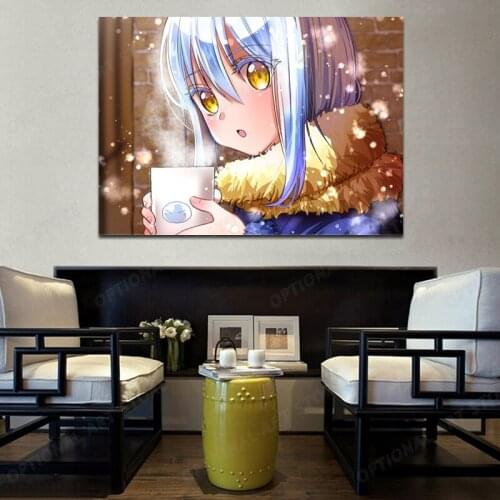Rimuru Tempest anime Poster Painting Wall Art Canvas For Living Room Home Bedroom Study Dorm Art Decoration Prints