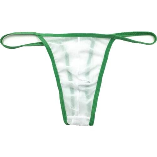 Sexy Mens Transparent Backless G-Strings Underwear Briefs Thongs Jockstraps Swim Men Sexy Mesh Breathable Jockstraps