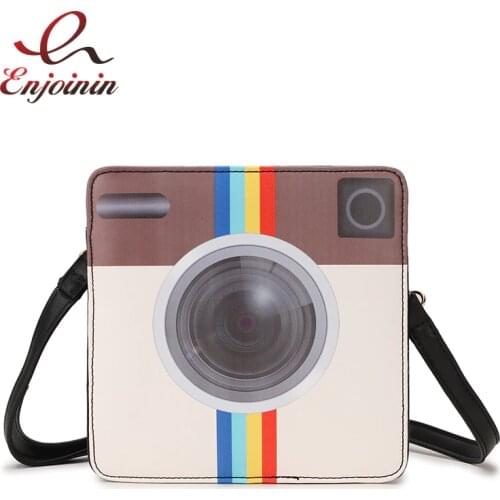 Unique Camera Shape Crossbody Bag Women Fashion Phone Cards Shopping Chic Shoulder Bag Novelty Casual Cute Purses and Handbags