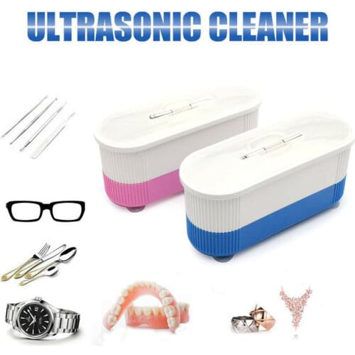 New Ultrasonic Eyeglass Glasses Cleaner Cleaning Contact Lenses Watch Rings Jewelry Cleaners Machine jewellery tools for Jeweler