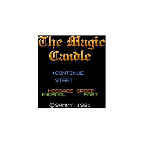Magic Candle Region Free 8 Bit Game Card For 72 Pin Video Game Player