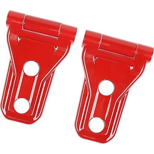 Car Engine Hood Hinge Protector Trim Cover Accessories for Jeep Wrangler JL Gladiator JT 2018-2021