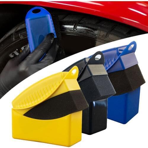 1Pcs Car Wheel Polishing and Waxing Sponge Brush ABS Plastics Automobiles Care Washing Cleaning Sponge Brush Car Clean Parts