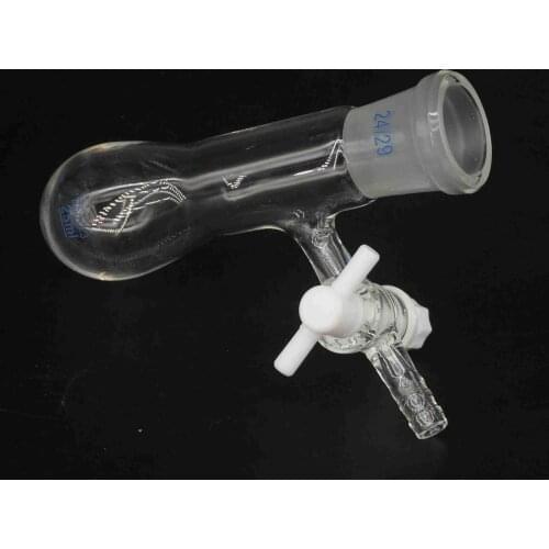25ml PTFE Reactor Rotary Evaporator Joint 24/29 GG17 Glass Flask Round Bottom Long Neck Lab Glassware