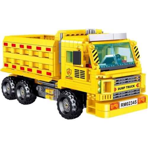 755 Pieces Building Blocks Sets for Kids Technical Engineer Truck Construction Block Urban Construction Car Brick Education Toys