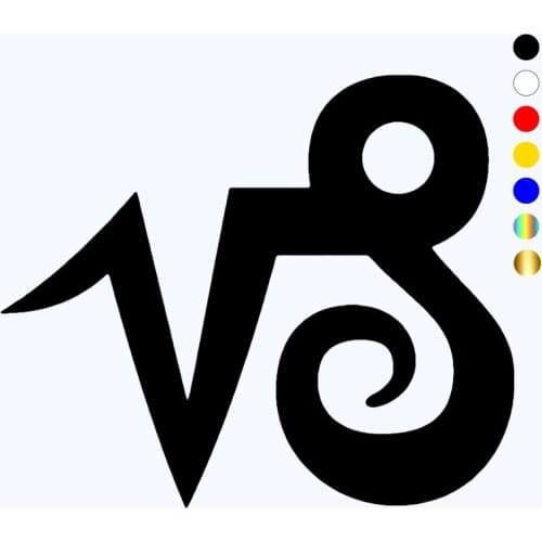 CK3319# CAPRICORN reflective funny car sticker vinyl decal silver/black car auto stickers for bumper rear window glass