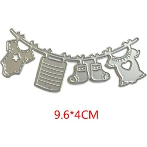 Baby Coat Shoes Metal Cutting Dies Stencil Scrapbooking DIY Album Stamp Emboss