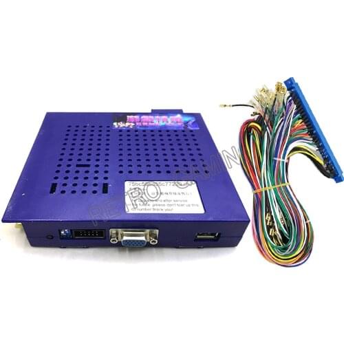 Game ELF 1162 in 1 Jamma Multi 412+750 Pcb With Harness Have vertical and horizontal games for Arcade cocktail machine