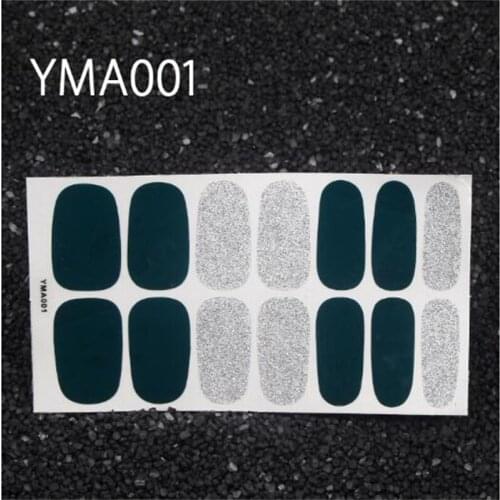 Candy Color Nail Paste Waterproof Environmental Protection Nail Film Solid Color Nail Nail Paste Nail Full Paste