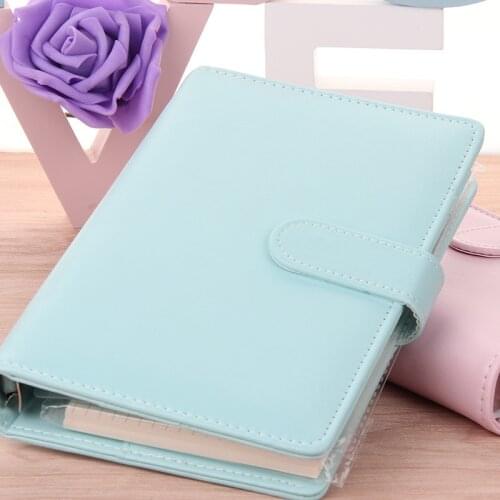 A5 A6 Cute Ring Diary Leather Cover Case Handbook Cover Office Personal Binder Weekly Planner/agenda Organizer