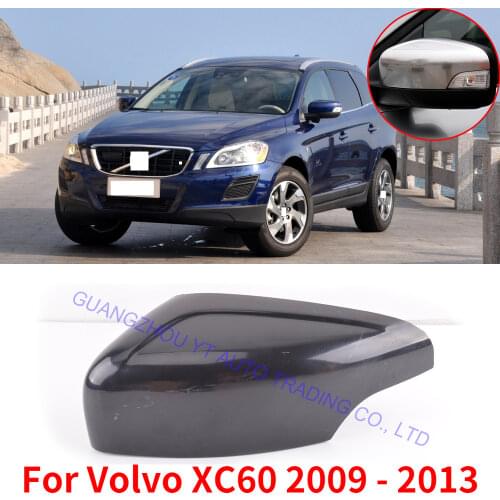 CAPQX For Volvo XC60 2009 2010 2011 2012 2013 Side rear view rearview mirror cover housing Cap Hood Shell base color (not paint
