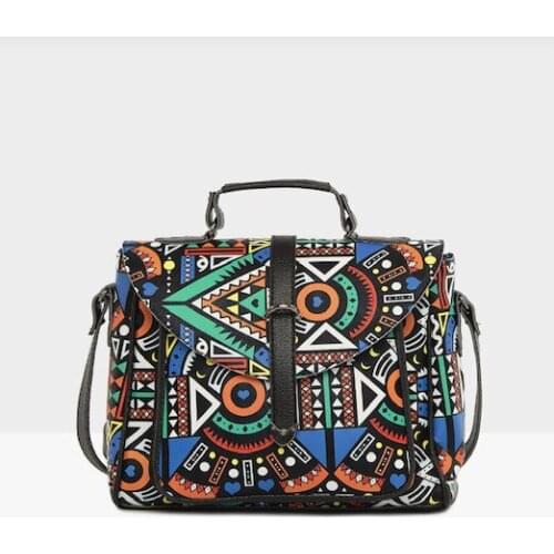 Latest Fashion Luxury Women Hand & Shoulder Bag High Quality 2021 Ethnic Pattern