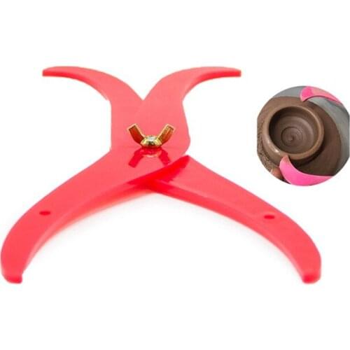 New Curved Plastic Caliper, Curved-leg Inner and Outer Diameter Measuring Caliper, Ceramic Clay Sculpture Measuring Tool