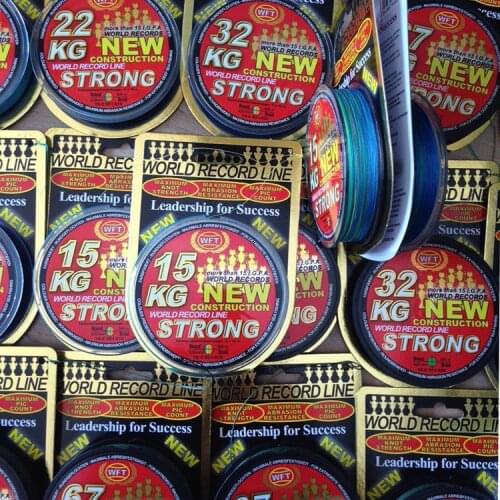 Original Germany brand WFT Pe Braid line 250/300M world record line sea fishing line made in japan