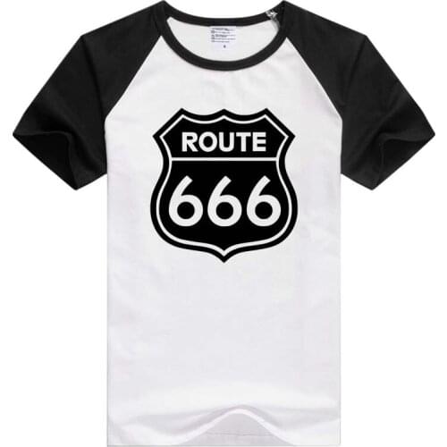 Route 666 short sleeve casual Men/Women T-shirt Comfortable Tshirt tee funny design GA315