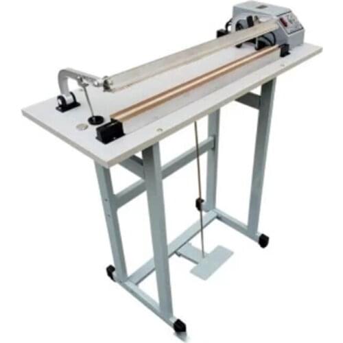 SF-600 Pedal Sealing Machine for Plastic Bag with the Knife Cutting Function , Pedal Impulse Plastic Bag Sealer