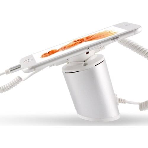 12 set/lot) golden white silvery color abs material anti lost alarms holder charging stand for phone store