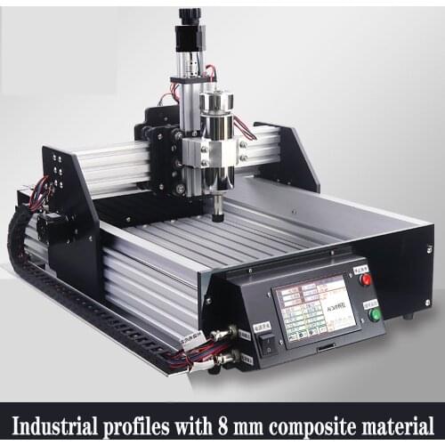 2030 offline fully automatic 4-axis industrial small CNC CNC engraving machine chip polishing pcb desktop DIY relief nema17