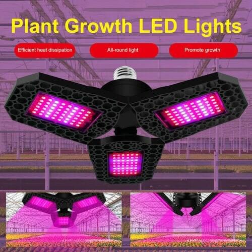 2835 LED Grow Light Full Spectrum 85-265V Phyto Growth Lamp E27/E26 Phytolamp For Plants Foldable Indoor Lamp For Plants