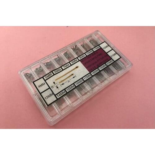 360pcs Split Pins Bars 0.8mm 0.9mm 1.0mm Watch Strap Bracelets Links Strap Repair Adjust