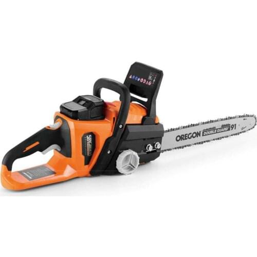 58V max Lithium cordless chain saw and parts long big chain saw garden wood cutting chain saw