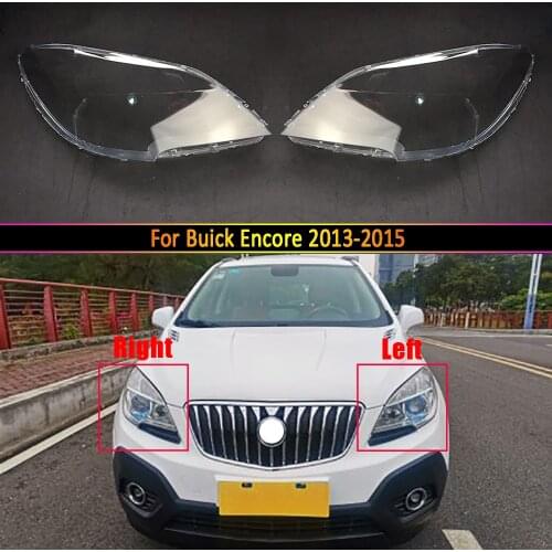 Car Headlamp Lens Glass Shell Front Headlamp Transparent Lampshade Auto Light Lamp For Buick Encore 2013 2014 2015 Replacement