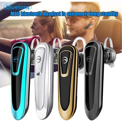 M20 Handsfree HD Stereo Bluetooth Earphone 5.0 Wireless Earphones Car Universal Headset For iPad iPhone Huawei Samsung наушники