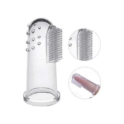 Baby Finger Toothbrush with Box Baby Products Children Teeth Oral Clear Massage Soft Silicone Infant Rubber Cleaning Brush