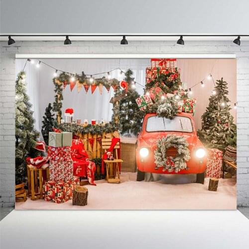 Christmas Photography Backdrops Winter Snow Baby Newborn Photo Booth Backgrounds for Photocall Studio Photographic Vinyl Fabric