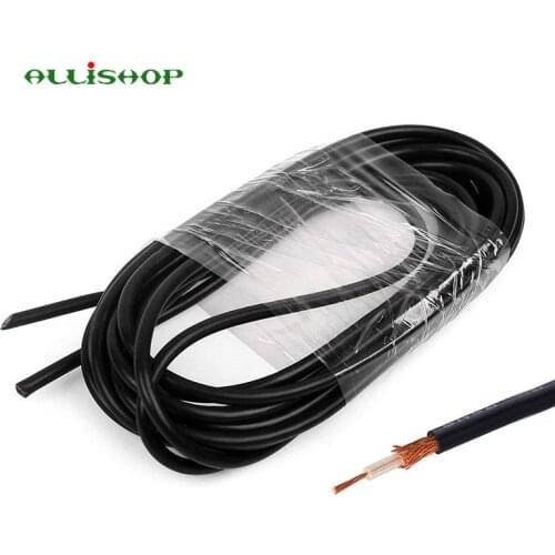 ALLiSHOP 5 Meters RG174 Coax Coaxial Cable Lead Low Loss RF Adapter 50ohms 2.8mm for connector DIY Drop shipping
