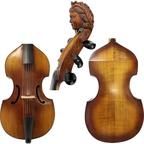 Baroque Style SONG Maestro 7 strings 29" viola da gamba，carving angel scroll
