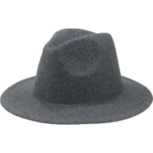 Hats for women fedora wool solid black panama cowgirl hat dress church wedding decoration cowboy hat sombreros de mujer verano