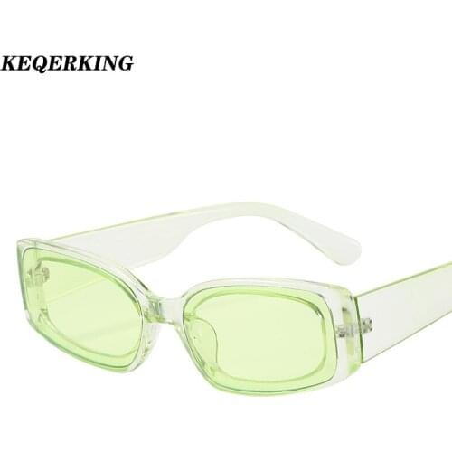 Fashion Square Vintage Sunglasses Small Box Retro Sun Glasses for Female Candy Color Eyewears Square Vintage Sunglasses